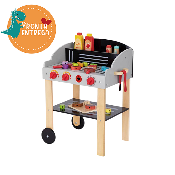 Brinquedo de Madeira - Mestre Churrasqueiro Kids - TOOKY TOY