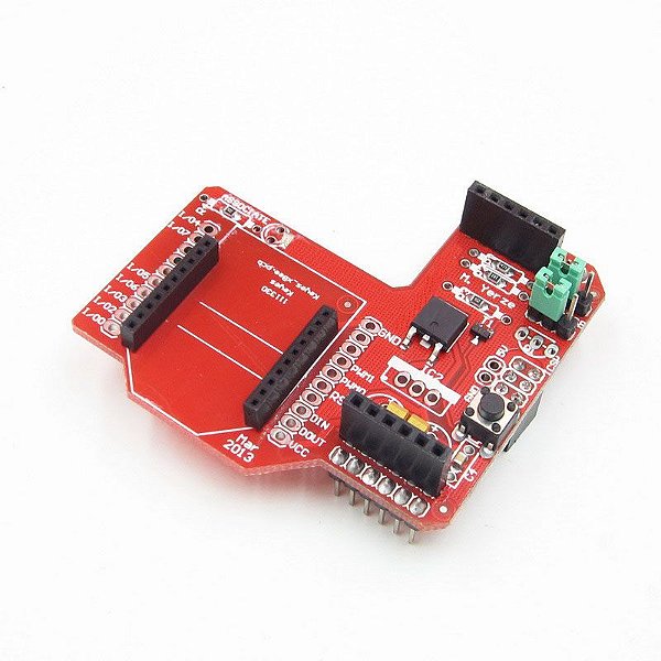 Shield de Expansão Xbee Zigbee vermelho