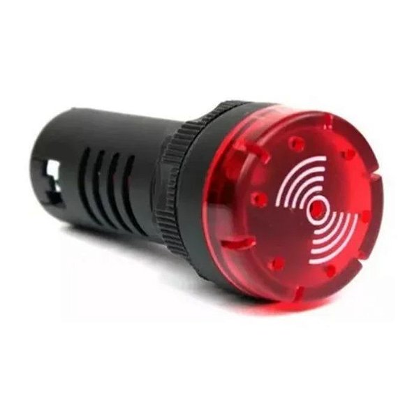 alerta sonoro com led