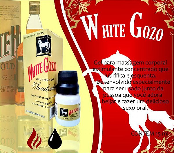 White Gozo Gel térmicos beijáveis  15 ml Seduks