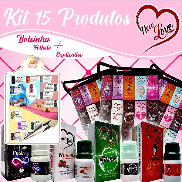 kit 15 Produtos New Love