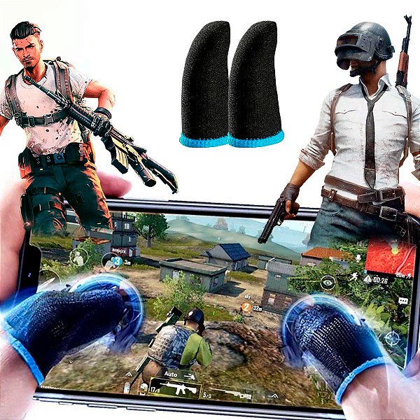 Super Grave Para Jogos Games Mobile + Luvinha Gamer Jogar Competitivo Free  Fire Pubg Profissional