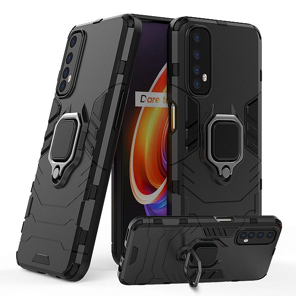Capa para Realme 7 4G - Protetora Resistente Anti Impacto Queda Armor Militar