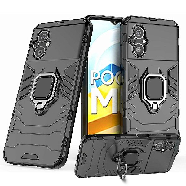 Capa para Poco M5 4G - Protetora Resistente Militar Anti Impacto Queda Armadura