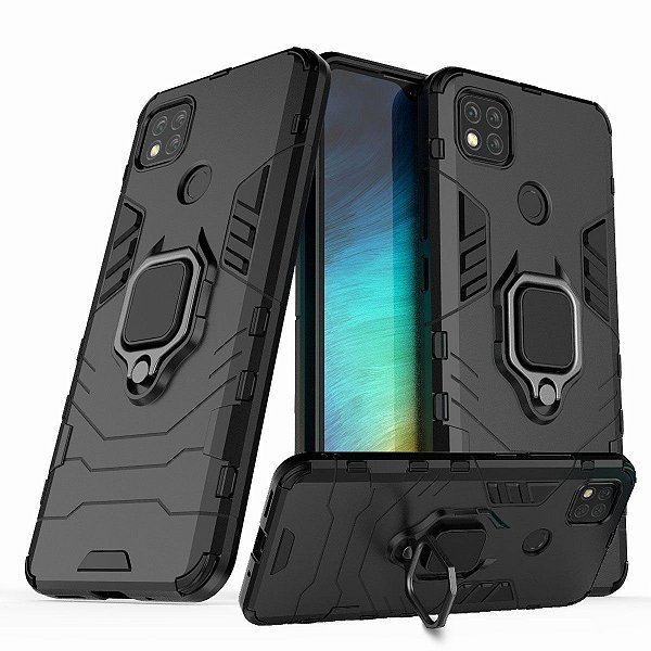 Capa para Redmi 9C - Protetora Resistente Militar Anti Impacto Queda Armadura