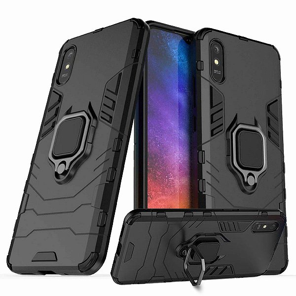 Capa para Redmi 9A - Protetora Resistente Militar Anti Impacto Queda Armadura