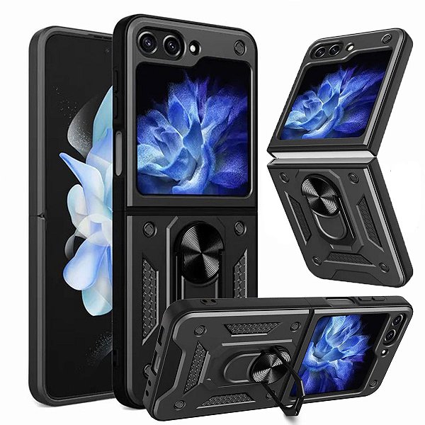 Capa Capinha Case para Samsung Galaxy Z Flip 5  - Protetora Resistente Anti Impacto Queda Armadura Militar