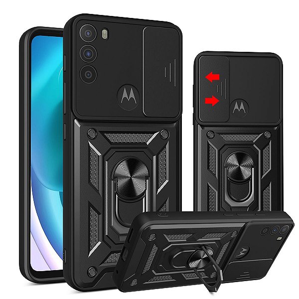 Capa Capinha Case Compatível com Motorola Moto G72 - Protetora Resistente Anti Impacto Queda Armadura Militar