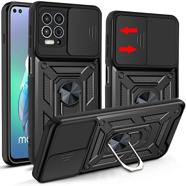 Capa Capinha Case para Motorola Moto Edge S - Protetora Resistente Anti Impacto Queda Armadura Militar