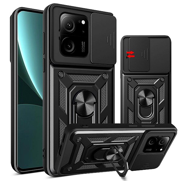 Capa Capinha Case para Xiaomi Mi 13T / 13T Pro - Protetora Resistente Anti Impacto Queda Armadura Militar