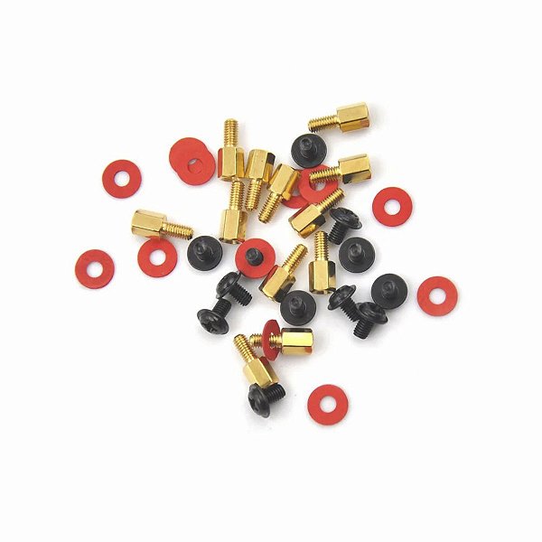 Kit 288x Parafuso Placa Mãe + Espaçador Stand Off + Isolante