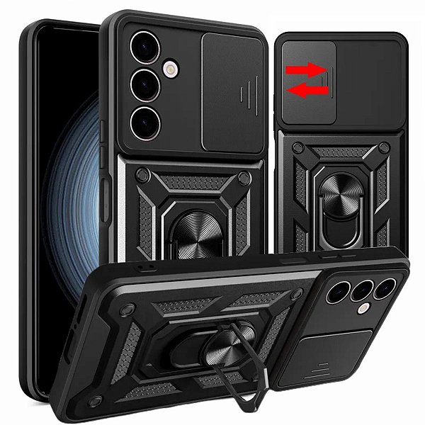 Capa Capinha Case Compatível com Samsung Galaxy S25 FE - Protetora Militar Anti Impacto Queda Armadura Defender