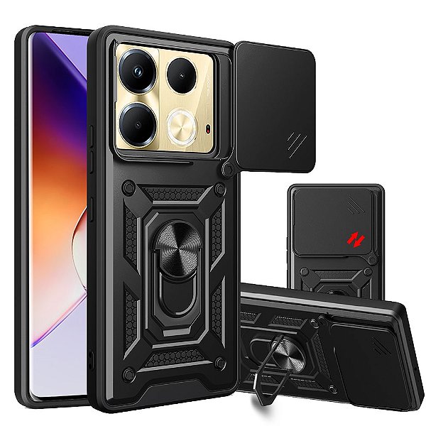 Capa Capinha Case Compatível com Infinix Note 40 5G - Protetora Militar Resistente Anti Impacto Queda Armadura Defender