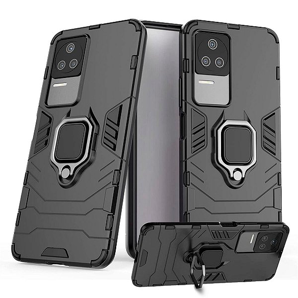 Capa Capinha Case para Poco F4 - Protetora Militar Resistente Anti Impacto Queda Armadura Reforçada Durável