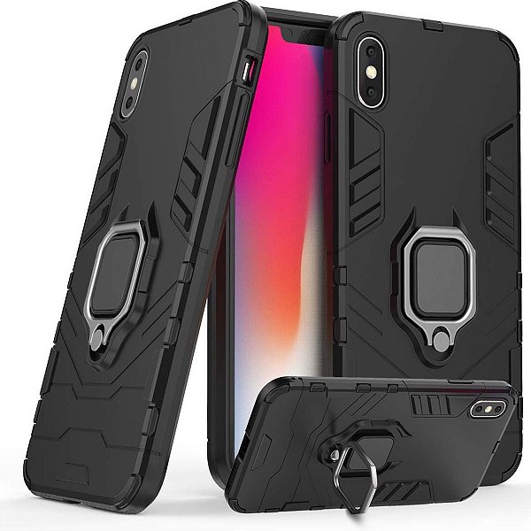 Capa Capinha Case para iPhone XS Max - Protetora Militar Resistente Anti Impacto Queda Armadura Reforçada Durável