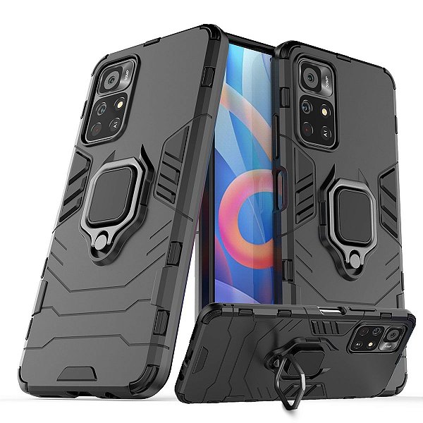 Capa Capinha Case para Poco M4 Pro 5G - Protetora Militar Resistente Anti Impacto Queda Armadura Reforçada Durável
