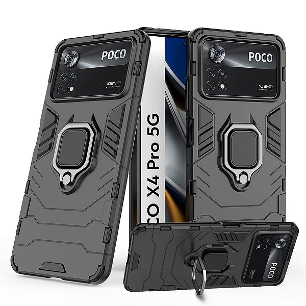 Capa Capinha Case para Poco X4 PRO - Protetora Militar Resistente Anti Impacto Queda Armadura Reforçada Durável