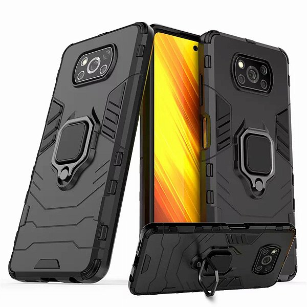 Capa Capinha Case para Poco X3 - Protetora Militar Resistente Anti Impacto Queda Armadura Reforçada Durável