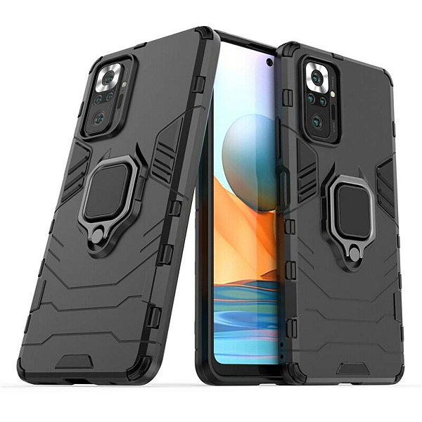Capa Capinha Case para Redmi Note 10 Pro Max - Protetora Militar Resistente Anti Impacto Queda Armadura