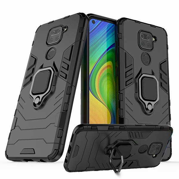 Capa Capinha Case para Redmi Note 9 - Protetora Militar Resistente Anti Impacto Queda Armadura