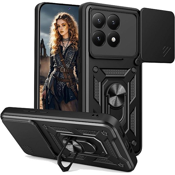 Capa Capinha Case para Xiaomi 15T - Protetora Militar Resistente Anti Impacto Queda Armadura