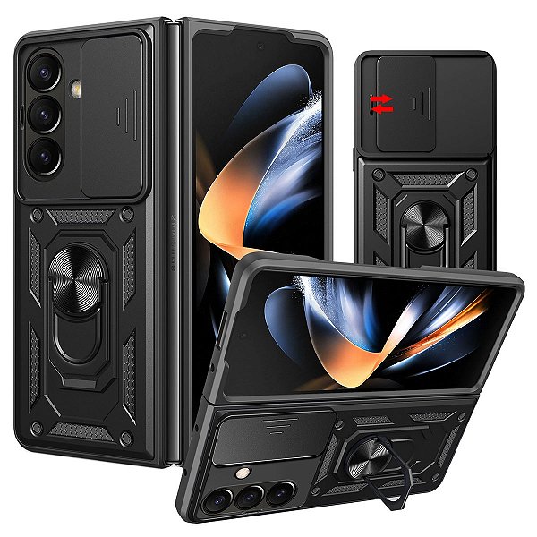 Capa Capinha Case para Samsung Galaxy Z Fold 7 - Protetora Militar Resistente Anti Impacto Queda Armadura