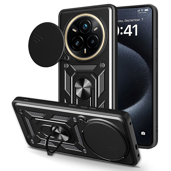Capa Capinha Case para Realme 14 Pro + Plus - Protetora Militar Resistente Anti Impacto Queda Armadura