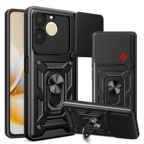Capa Capinha Case para Realme Note 80 - Protetora Militar Resistente Anti Impacto Queda Armadura