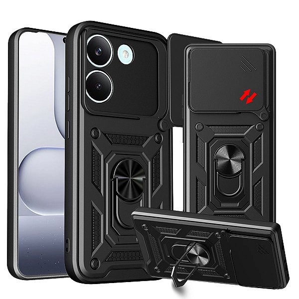 Capa Capinha Case P/ Poco X8 Pro - Militar Protetora Anti Impacto Queda Armadura Resistente