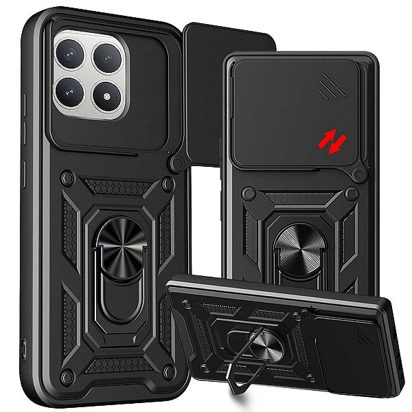 Capa Capinha Case P/ Poco F8 Pro - Militar Protetora Anti Impacto Queda Armadura Resistente