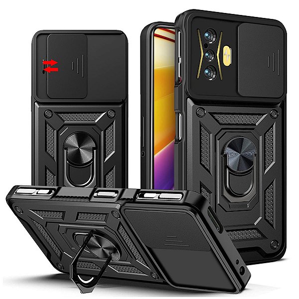 Capa Capinha Case P/ Poco F4 GT - Militar Protetora Anti Impacto Queda Armadura Resistente