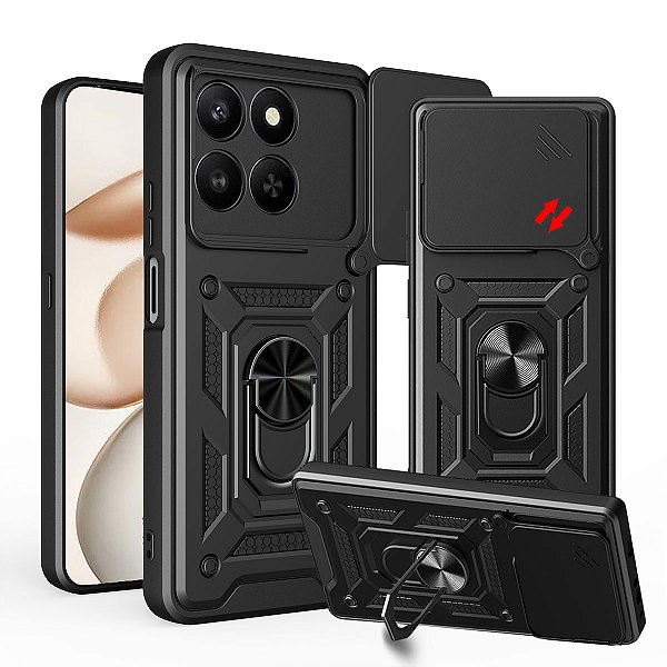 Capa Militar P/ Honor 400 Smart - Capinha Case Protetora Anti Impacto Queda Armadura Resistente
