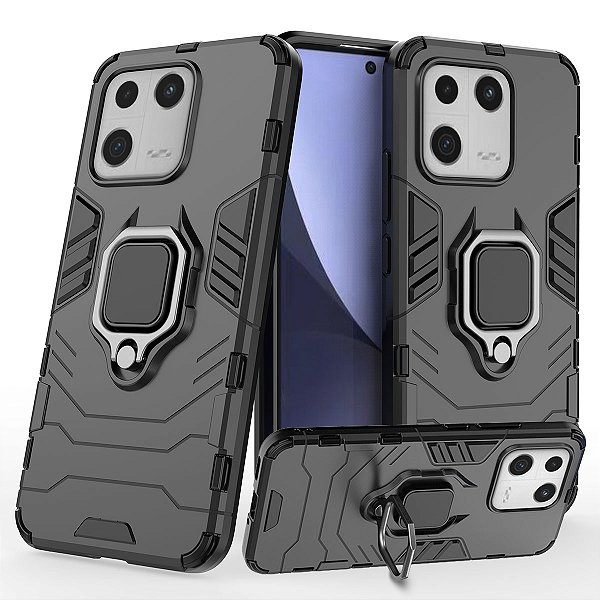 Capa Militar P/ Xiaomi Mi 13 Normal - Capinha Case Protetora Anti Impacto Queda Armadura Resistente