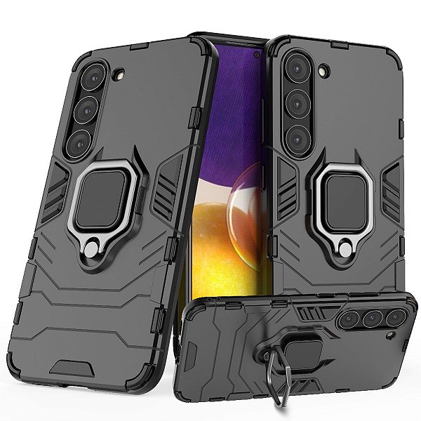 Capa Militar P/ Samsung Galaxy S23 + plus - Capinha Case Protetora Anti Impacto Queda Armadura Resistente