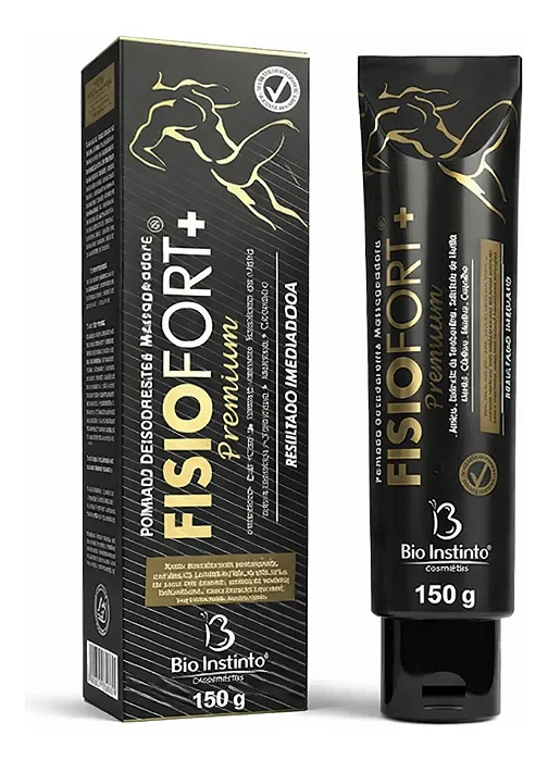 Pomada Desodorante Massageadora Fisiofort Premium 150g - Bio Instinto Cosméticos