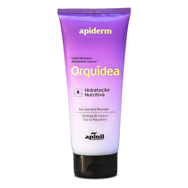 Loção Hidratante Corporal Apiderm Orquídea 190g - Apinil Cosméticos