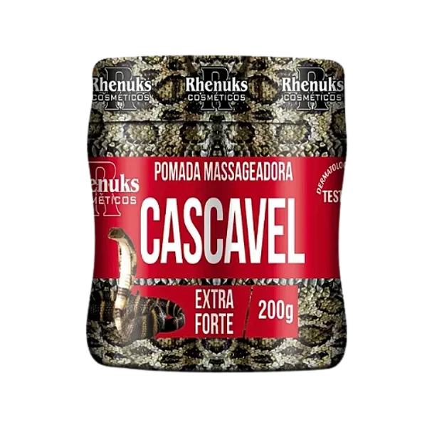 Pomada Massageadora Cascavel 200g Extra Forte