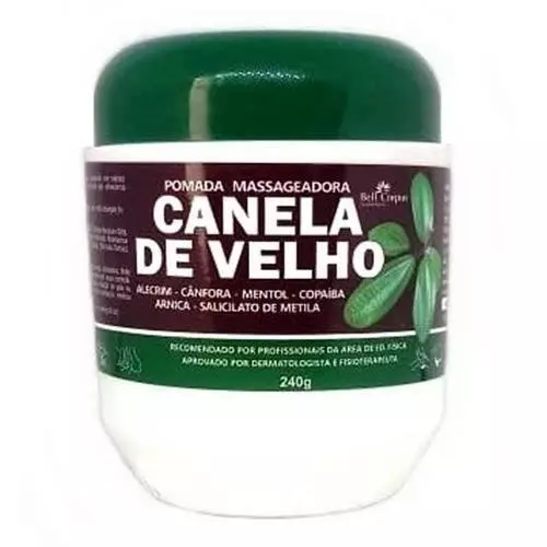 Pomada Massageadora Canela de Velho 240g Bell Corpus