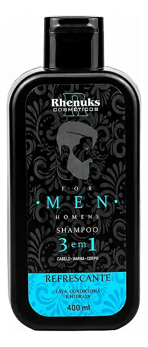 Shampoo 3 em 1 For Men 400ml