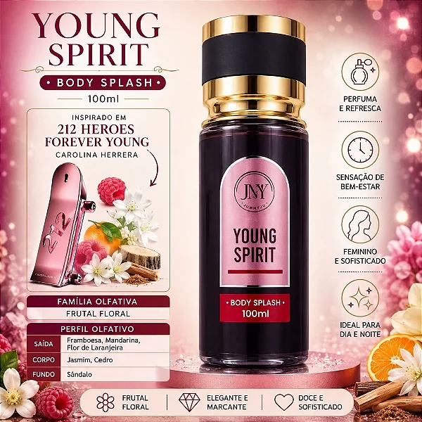Body Splash Young Spirit Feminino 100ml