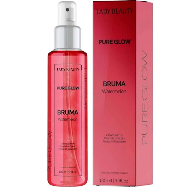Bruma Facial Pure Glow Melancia 130ml Lady Beauty