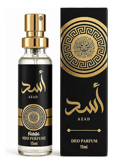 Habib perfume de bolsa ÁRABE ALTA FIXAÇÃO Mini Perfume Asad EDP 15ml para feminino