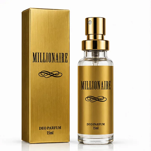 Mini Perfume Millionaire Árabe 15ml masculino Longa Duração