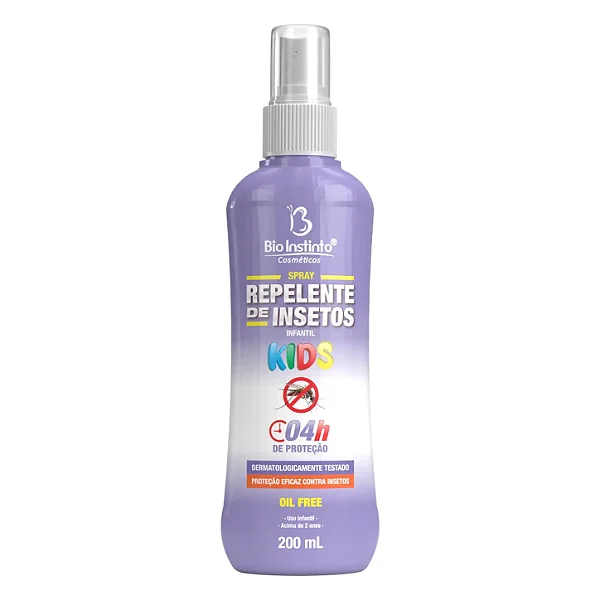 Spray Repelente de Insetos Infantil 4h 200mL