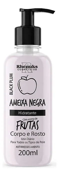 Hidratante Corpo e Rosto Ameixa Negra 200ml