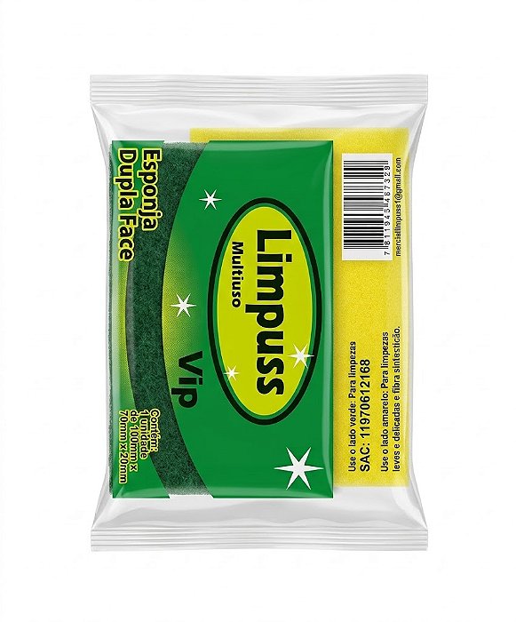 Esponja de lavar louça econômica limpuss