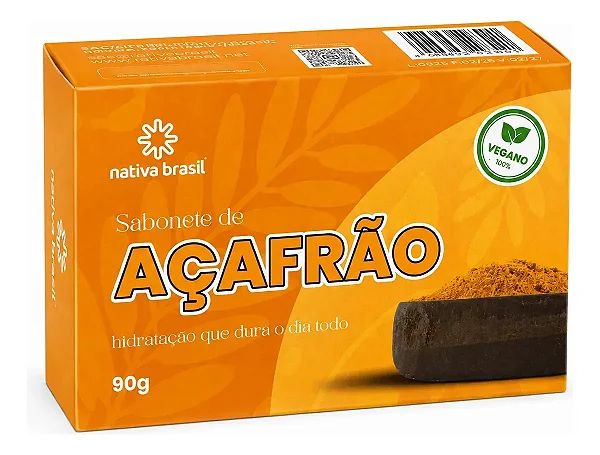 Sabonete de Açafrão Nativa Brasil 90g