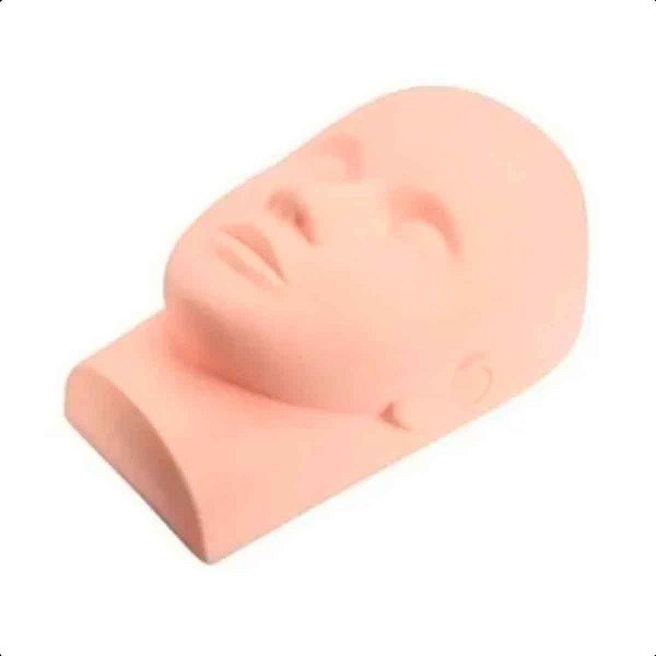 Cabeça Treino Alongamento Cílios Micropigmentação Maquiagem