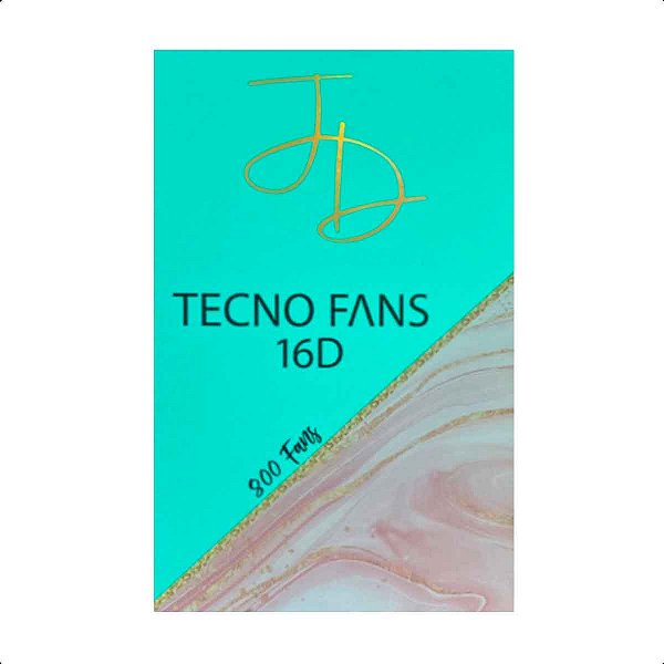 Cílios JD Tecno Fans 16D 800 Fans