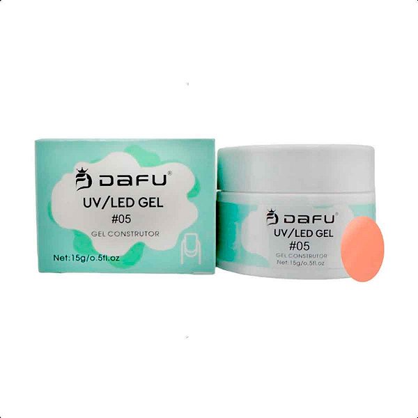Gel Construtor Dafu para Alongamento de Unhas Secagem UV/LED 15g